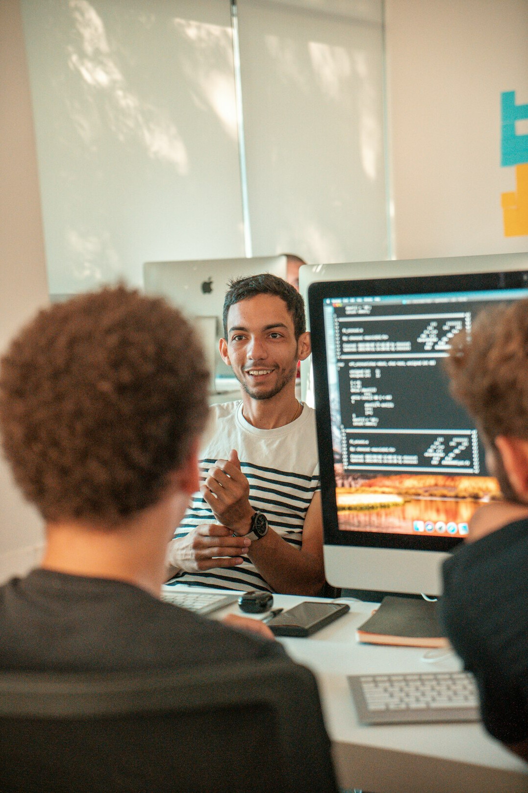 software engineers discussing